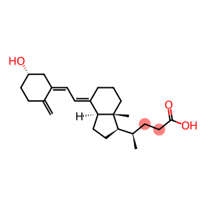 (5Z,7E)-3β-Hydroxy-9,10-secochola-5,7,10(19)-trien-24-oic acid