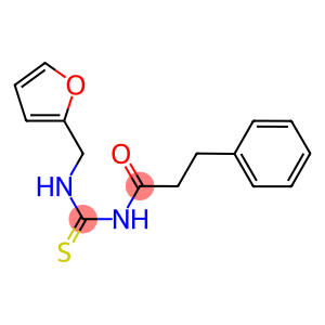 N-(2-furylmethyl)-N'-(3-phenylpropanoyl)thiourea