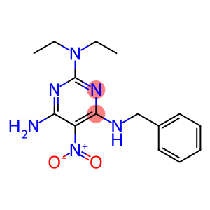 N~4~-benzyl-N~2~,N~2~-diethyl-5-nitropyrimidine-2,4,6-triamine