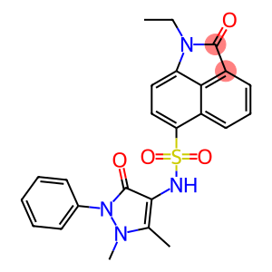 N-(1,5-dimethyl-3-oxo-2-phenyl-2,3-dihydro-1H-pyrazol-4-yl)-1-ethyl-2-oxo-1,2-dihydrobenzo[cd]indole-6-sulfonamide