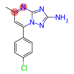 7-(4-CHLORO-PHENYL)-5-METHYL-[1,2,4]TRIAZOLO[1,5-A]PYRIMIDIN-2-YLAMINE