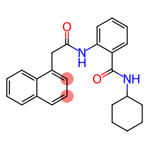 N-cyclohexyl-2-[(1-naphthylacetyl)amino]benzamide