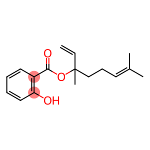 2-Hydroxybenzoic acid 1-ethenyl-1,5-dimethyl-4-hexenyl ester