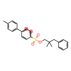 [1,1'-Biphenyl]-4-sulfonic acid, 4'-methyl-, 2,2-dimethyl-3-phenylpropyl ester