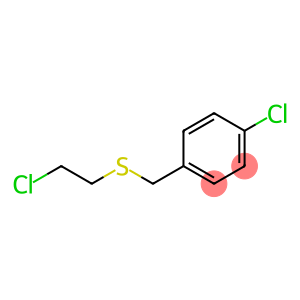 1-chloro-4-[[(2-chloroethyl)thio]methyl]benzene
