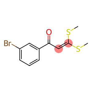 2-Propen-1-one, 1-(3-bromophenyl)-3,3-bis(methylthio)-