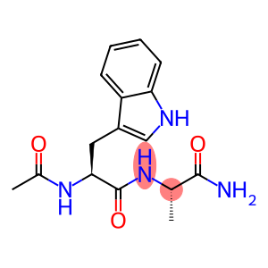 L-Alaninamide, N-acetyl-L-tryptophyl- (9CI)