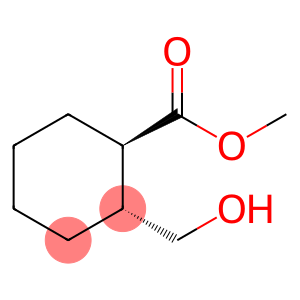 Cyclohexanecarboxylic acid, 2-(hydroxymethyl)-, methyl ester, trans- (9CI)