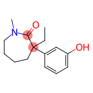 3-ETHYL-3-(3-HYDROXYPHENYL)-1-METHYLAZEPAN-2-O 71556-74-6