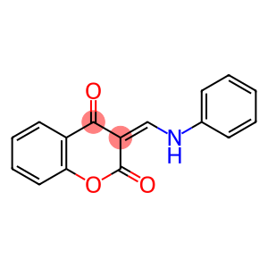 3-[(Z)-ANILINOMETHYLIDENE]-2H-CHROMENE-2,4-DIONE