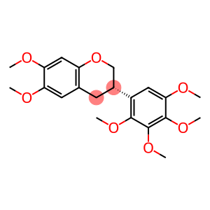 (S)-3,4-Dihydro-6,7-dimethoxy-3-(2,3,4,5-tetramethoxyphenyl)-2H-1-benzopyran