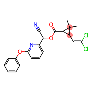 [cyano-(6-phenoxypyridin-2-yl)methyl] 3-(2,2-dichloroethenyl)-2,2-dime thyl-cyclopropane-1-carboxylate