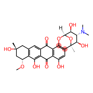 2,6-Epoxy-2H-naphthaceno[1,2-B]oxocin-9,16-dione, 4-(dimethylamino)-3,4,5,6,11,12,13,14-octahydro-3,5,8,10,13-pentahydroxy-11-methoxy-6,13-dimethyl-, (2R,3S,4R,5R,6R,11R,13R)-