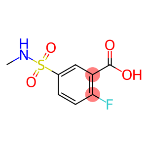 2-FLUORO-5-METHYLSULFAMOYL-BENZOIC ACID