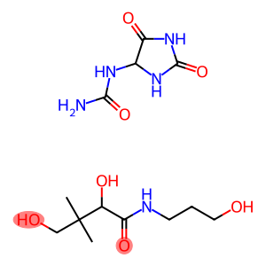 2,4-dihydroxy-N-(3-hydroxypropyl)-3,3-dimethyl-butanamide: (2,5-dioxoi midazolidin-4-yl)urea