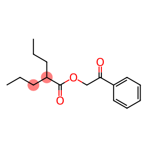 Pentanoic acid, 2-propyl-, 2-oxo-2-phenylethyl ester