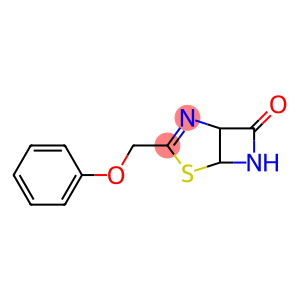 4-Thia-2,6-diazabicyclo[3.2.0]hept-2-en-7-one, 3-(phenoxymethyl)-