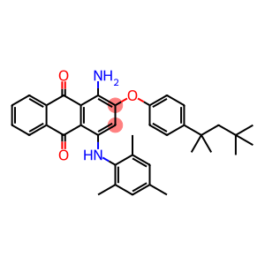 1-Amino-2-[p-(1,1,3,3-tetramethylbutyl)phenoxy]-4-(mesitylamino)anthraquinone