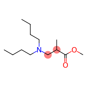 Propanoic acid, 3-(dibutylamino)-2-methyl-, methyl ester