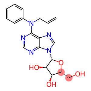 N(6)-phenyl-N(6)-allyladenosine