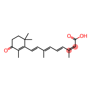 3,7-Dimethyl-9-(4-keto-2,6,6-trimethyl-1-cyclohexen-1-yl)-2Z,4E,6E,8E-nonatetranenoic acid, 4-Oxoisotretinoin, Ro 22-6595, 4-Oxoretinoic Acid