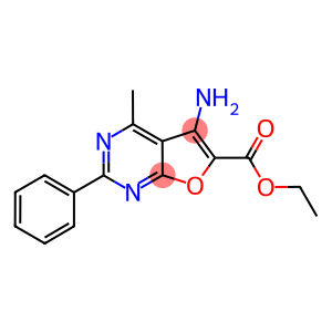 ethyl 5-amino-4-methyl-2-phenylfuro[2,3-d]pyrimidine-6-carboxylate