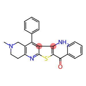 (3-amino-6-methyl-4-phenyl-5,6,7,8-tetrahydrothieno[2,3-b][1,6]naphthyridin-2-yl)(phenyl)methanone