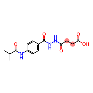 4-{2-[4-(isobutyrylamino)benzoyl]hydrazino}-4-oxobutanoic acid