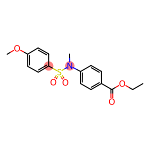 ethyl 4-[[(4-methoxyphenyl)sulfonyl](methyl)amino]benzoate