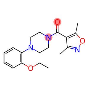 Methanone, (3,5-dimethyl-4-isoxazolyl)[4-(2-ethoxyphenyl)-1-piperazinyl]-