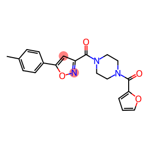 1-(2-furoyl)-4-{[5-(4-methylphenyl)-3-isoxazolyl]carbonyl}piperazine