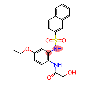 N-{4-ethoxy-2-[(2-naphthylsulfonyl)amino]phenyl}-2-hydroxypropanamide