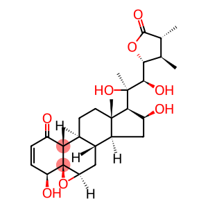 (22R,23R,25R)-5β,6β-Epoxy-4β,16β,20,22,23-pentahydroxy-1-oxoergost-2-en-26-oic acid γ-lactone