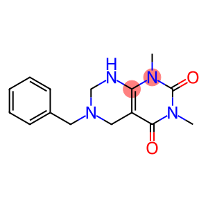 1,3-dimethyl-2,4-dioxo-6-benzyl-1,2,3,4,5,6,7,8-octahydropyrimido(4,5-d)pyrimidine