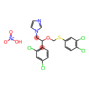 1-(2-(2,4-Dichlorophenyl)-2-(((3,4-dichlorophenyl)thio)methoxy)ethyl)- 1H-imidazole nitrate