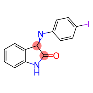 3-[(4-iodophenyl)imino]-1,3-dihydro-2H-indol-2-one