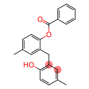 Benzoic acid 2-[(2-hydroxy-5-methylphenyl)methyl]-4-methylphenyl ester