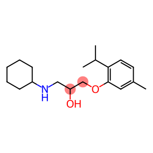 1-(cyclohexylamino)-3-(2-isopropyl-5-methylphenoxy)-2-propanol