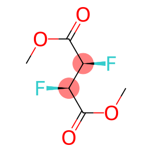 Butanedioic acid, 2,3-difluoro-, dimethyl ester, (2R,3R)-rel- (9CI)
