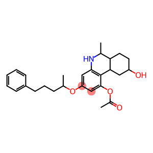 ( -)-5,6,6Abeta,7,8,9alpha,10,10aalpha-octahydro-9beta-hydroxy-6beta-methyl-3-(1-methyl-4-phenylbutoxy)-1-phenanthridinyl acetat