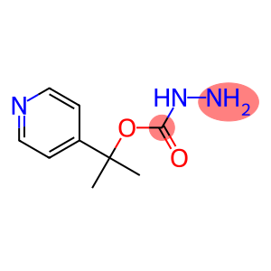 Hydrazinecarboxylic acid, 1-methyl-1-(4-pyridinyl)ethyl ester (9CI)