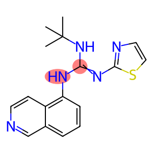 3-isoquinolin-5-yl-2-tert-butyl-1-(1,3-thiazol-2-yl)guanidine