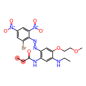 N-[2-[(2-Bromo-4,6-dinitrophenyl)azo]-5-(ethylamino)-4-(2-methoxyethoxy)phenyl]propanamide