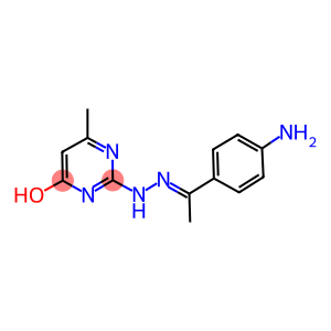 1-(4-aminophenyl)ethanone (4-hydroxy-6-methyl-2-pyrimidinyl)hydrazone