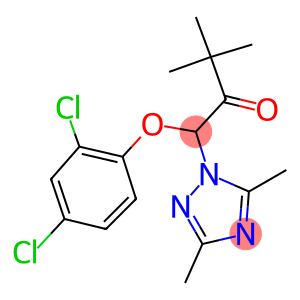 1-(2,4-dichlorophenoxy)-1-(3,5-dimethyl-1H-1,2,4-triazol-1-yl)-3,3-dimethyl-2-butanone