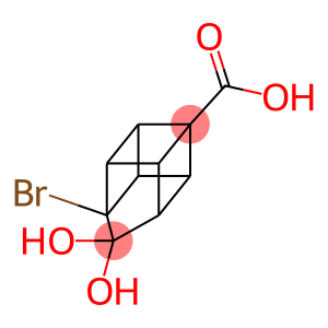 1-bromo-9,9-dihydroxypentacyclo[4.3.0.0~2,5~.0~3,8~.0~4,7~]nonane-4-carboxylic acid