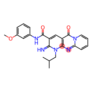 2-imino-1-isobutyl-N-(3-methoxyphenyl)-5-oxo-1,5-dihydro-2H-dipyrido[1,2-a:2,3-d]pyrimidine-3-carboxamide