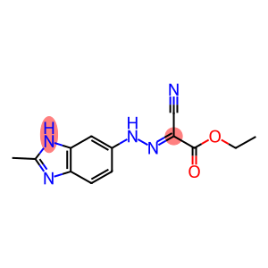 ethyl cyano[(2-methyl-1H-benzimidazol-6-yl)hydrazono]acetate