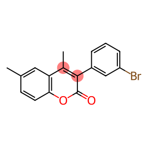 2H-1-Benzopyran-2-one, 3-(3-bromophenyl)-4,6-dimethyl-