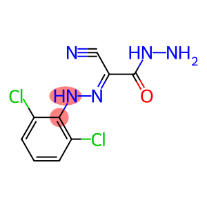 2-cyano-2-[(2,6-dichlorophenyl)hydrazono]acetohydrazide